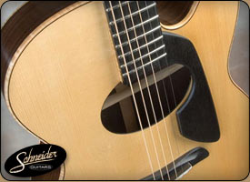handmade acoustic guitars custom built - The Rosewood Cutaway Flattop