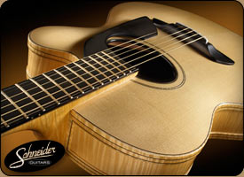 handmade acoustic guitars custom built - The SoHo 16 archtop